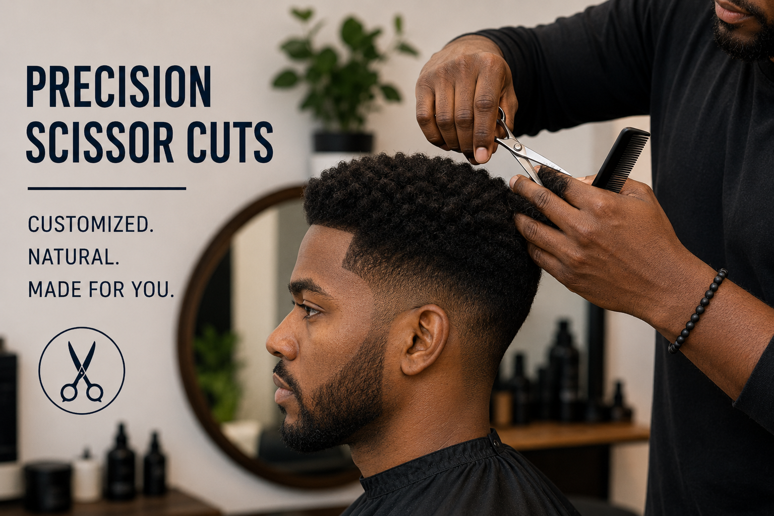 scissor cut in Vista, CA